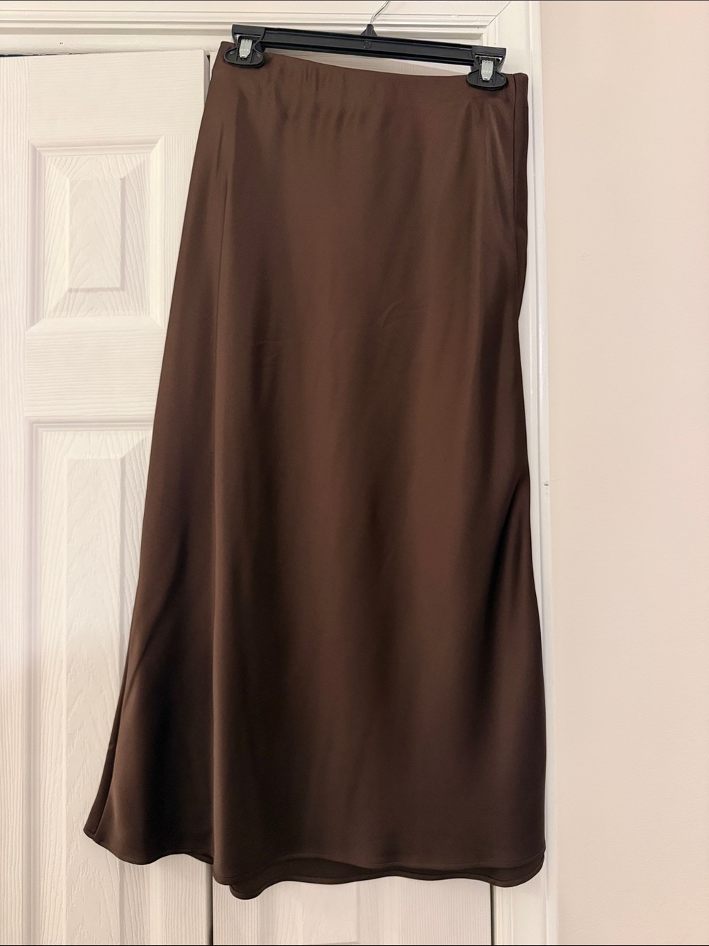 Zara silk slip maxi skirt